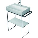 Duravit Metallkonsole DURASQUARE bodenst höhenv. +50mm f WT 235660 sw ma
