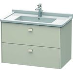 Duravit Waschtischunterbau BRIOSO Griffe Frontfarbe 563x820x469mm ta matt