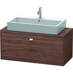 Duravit Konsolenunterschrank BRIOSO Gri chrom 442x1020x480mm nussbaum dunkel