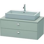 Duravit Konsolenunterschrank BRIOSO Griffe chr 442x1020x550mm betongrau matt