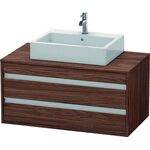Duravit Waschtischunterbau KETHO 550x1000x496mm nussbaum dunkel