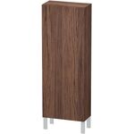 Duravit Halbhochschrank L-CUBE 500x243x1320mm Ans re nussbaum dunkel