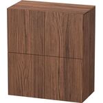 Duravit Halbhochschrank L-CUBE 700x363x800mm nussbaum dunkel