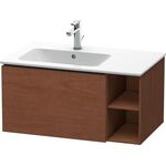 Duravit Waschtischunterbau L-CUBE 400x820x481mm Be li amerik nussbaum