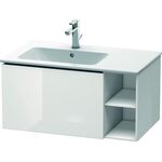 Duravit Waschtischunterbau L-CUBE 400x820x481mm Be links weiß hochglanz