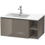 Duravit Waschtischunterbau L-CUBE 400x820x481mm Be li fla grey hochglanz