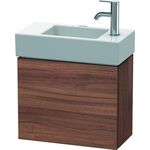 Duravit Waschtischunterbau L-CUBE 400x480x240mm Ans rechts nussbaum natur