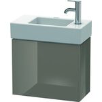 Duravit Waschtischunterbau L-CUBE 400x480x240mm Ans re fla grey hochglanz