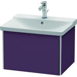 Duravit Waschtischunterbau XSQUARE 405x610x473mm aubergine seidenmatt