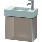 Duravit Waschtischunterbau XSQUARE 397x484x240mm Türansch re capp hochglanz