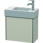 Duravit Waschtischunterbau XSQUARE 397x484x240mm Türansch rechts taupe matt