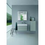 Duravit Waschtischunterbau XSQUARE 397x784x460mm betongrau matt