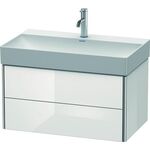 Duravit Waschtischunterbau XSQUARE 397x784x460mm weiß hochglanz
