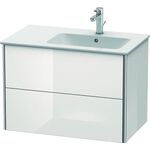 Duravit Waschtischunterbau XSQUARE 560x810x478mm Be rechts weiß hochglanz