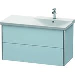 Duravit Waschtischunterbau XSQUARE Be re 565x1010x473mm lichtbl seidenmatt