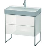 Duravit Waschtischunterbau XSQUARE 731x784x460mm weiß hochglanz