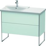Duravit Waschtischunterbau XSQUARE Be links 805x1010x473mm lichtblau matt