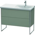 Duravit Waschtischunterbau XSQUARE Be re 805x1010x473mm Steingr seidenmatt