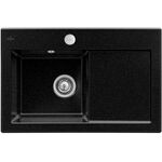 V&B Einbauspüle SUBWAY 45 FLAT 745x475mm Be li Exzent. chrit