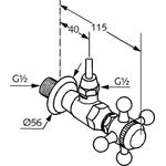 Kludi Eckventil ADLON DN 15 chr