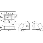 Laufen Badewanne KARTELL 1700x860mm m LED-B. i Überlaufspalt weiß