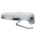 Laufen Toilettenpapierhalter KARTELL 185x185mm Deko-Disc kristallklar