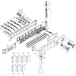 Fertigmontageset SELECT AXOR EDGE f UP Thermostatmodul 4 Verbraucher chrom