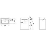 Laufen Waschtisch-Schale LAUFEN PRO S o ÜL 1 HL-Ausf. 600x380mm weiß LCC