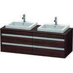 Duravit Waschtischunterbau KETHO 550x1400x496mm kastanie dunkel