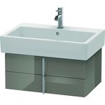 Duravit Waschtischunterbau VERO 431x650x298mm flannel grey hochglanz