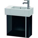 Duravit Waschtischunterbau VERO 211x450x428mm Ans li schwarz hochglanz