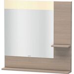 Duravit Spiegel VERO 142x800x800mm, Beleuchtung pine silver