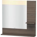 Duravit Spiegel VERO 142x800x800mm, Beleuchtung pine terra
