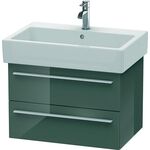 Duravit Waschtischunterbau X-LARGE 443x650x448mm dolomiti grey hochglanz