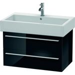 Duravit Waschtischunterbau X-LARGE 443x750x448mm schwarz hochglanz