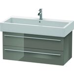 Duravit Waschtischunterbau X-LARGE 443x950x448mm flannel grey hochglanz