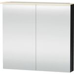 Duravit Spiegelschrank X-LARGE 138x800x760mm schwarz hochglanz