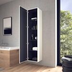 Duravit Hochschrank L-CUBE 400x363x1760mm Ans rechts weiß hochglanz