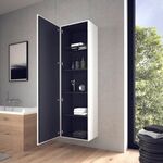 Duravit Hochschrank L-CUBE 500x363x1760mm Anschlag links weiß matt