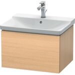 Duravit Waschtischunterbau L-CUBE 620x481x405mm flannel grey seidenmatt