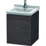 Duravit Waschtischunterbau L-CUBE 447x460x558mm Ans li Ei dunkel gebürstet