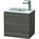 Duravit Waschtischunterbau L-CUBE 294x420x400mm Anschlag rechts pine terra