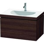 Duravit Möbelwaschtisch DARLING NEW 800x540mm o ÜL 1 HL kastanie dunkel