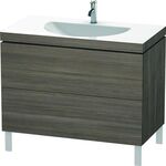Duravit Möbelwaschtisch L-CUBE 1000x540mm o ÜL 1 Hahnloch pine terra