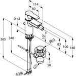Kludi Bidet-Einhandmischer OBJEKTA DN 15 chr