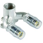 MULTITUBO Steck-U-Wandscheibe m IG m Flansch 25mmx1/2" - VPE: 4