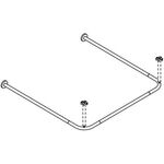 Hewi Vorhangstange d= 2,5cm ES vc 987x975x987mm 28 Ringe