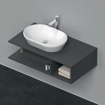 Duravit Waschtischunterbau D-NEO 1 f rechts 260x1000x550mm graphit matt