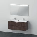 Duravit Badmöbel-Set XBASE 1230mm m Spieg. G WT 2 HL Kast. dunkel