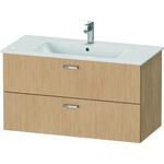 Duravit Waschtischunterbau XBASE 2 Schubkästen 552x1000x475mm eiche natur